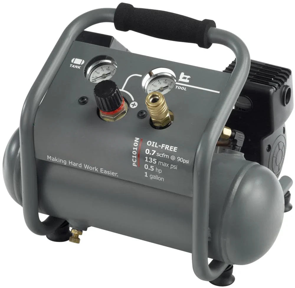 Finish/Trim Air Compressor,1 gal.,1/2 HP