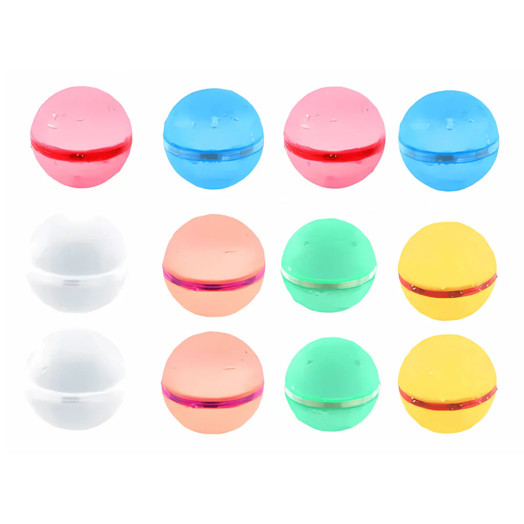 Reusable Silicone Water Balloons â€?Self-Sealing Quick Fill Splash Toys