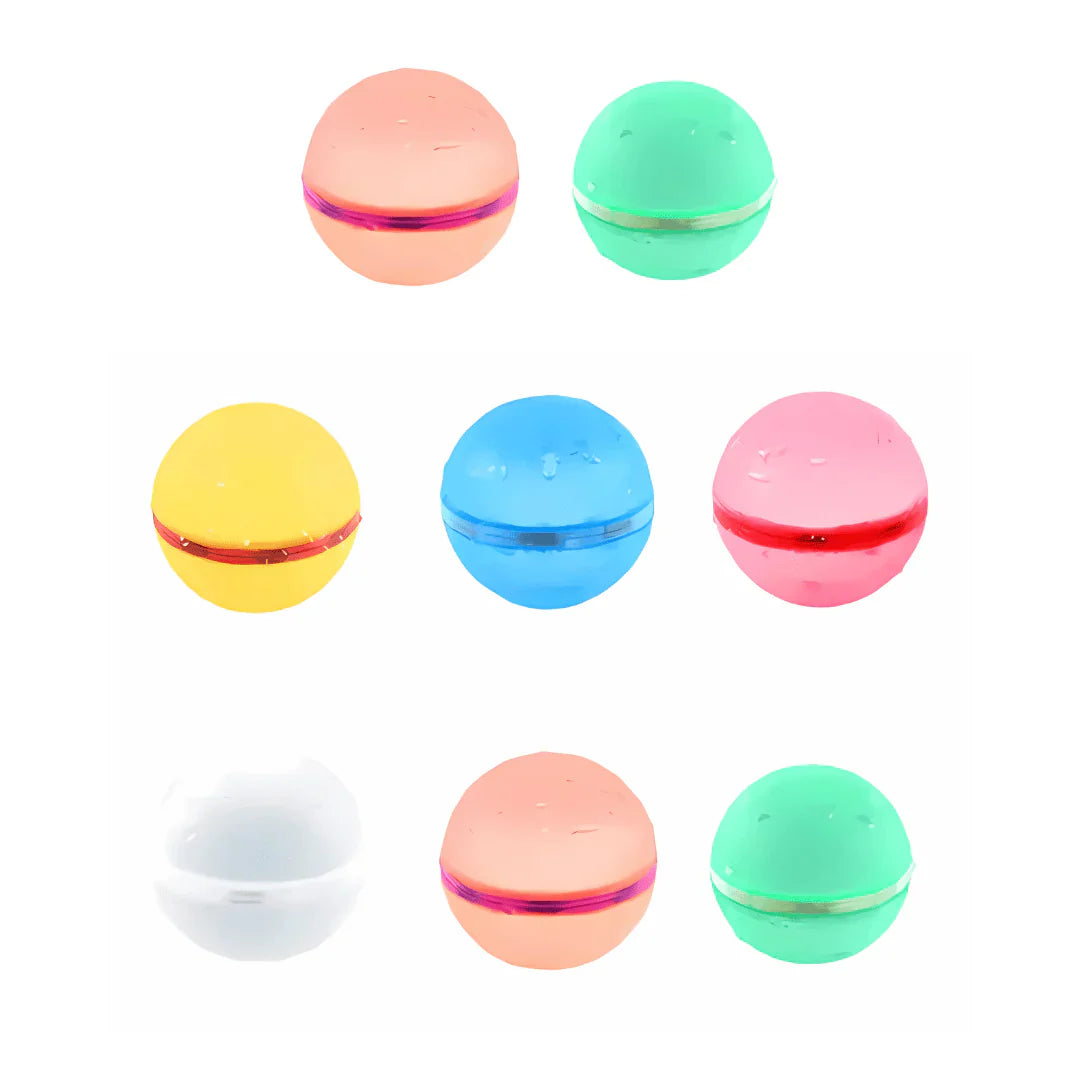 Reusable Silicone Water Balloons â€?Self-Sealing Quick Fill Splash Toys