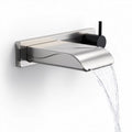 Wall-mounted stainless steel waterfall faucet - 25 x 8 x 5cm
