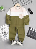 Toddler Two-Piece Cotton Pocket Outfit Set 12Mâ€?Y