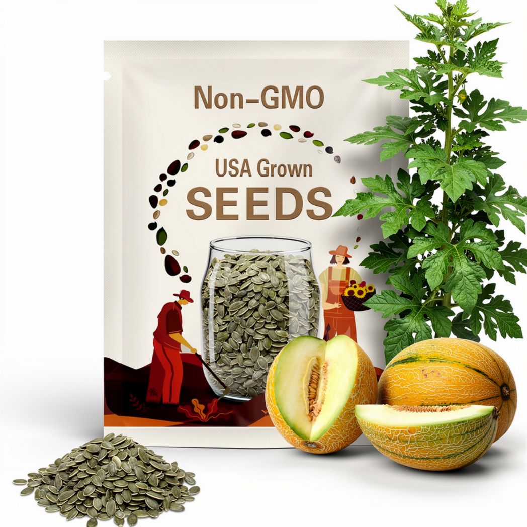 10 Galia melon seeds - sweet/juicy - Grown in USA ! Delicious ! Juicy ! Sweet !