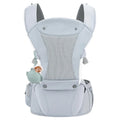 6-in-1 Baby Carrier with Adjustable Waistband, Padded Straps & Bibs