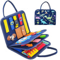 Busy Board 4 Layers, Fine Motor Skills, Travel Toy